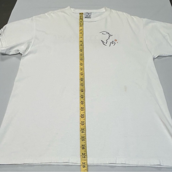 Beauty And The Beast Adult T Shirt Size L Graphic Disney Musical Broadway White - Picture 8 of 13